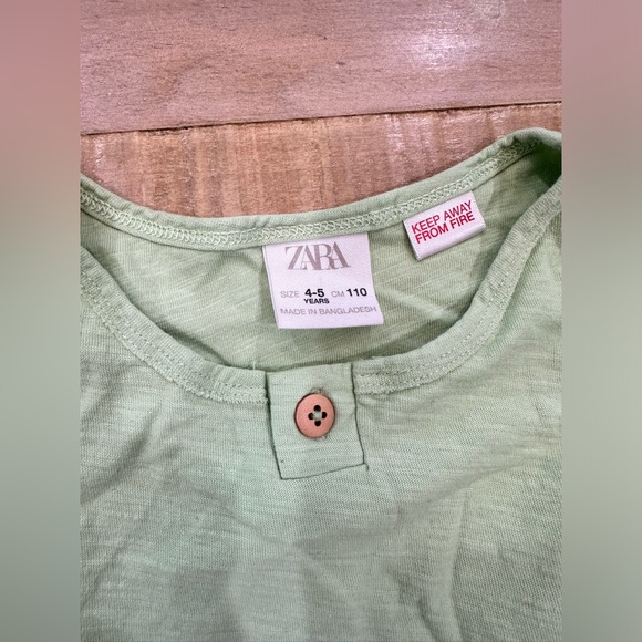 Bundle 8 toddler boys Zara white tee undershirts tops long sleeve - Picture 8 of 13